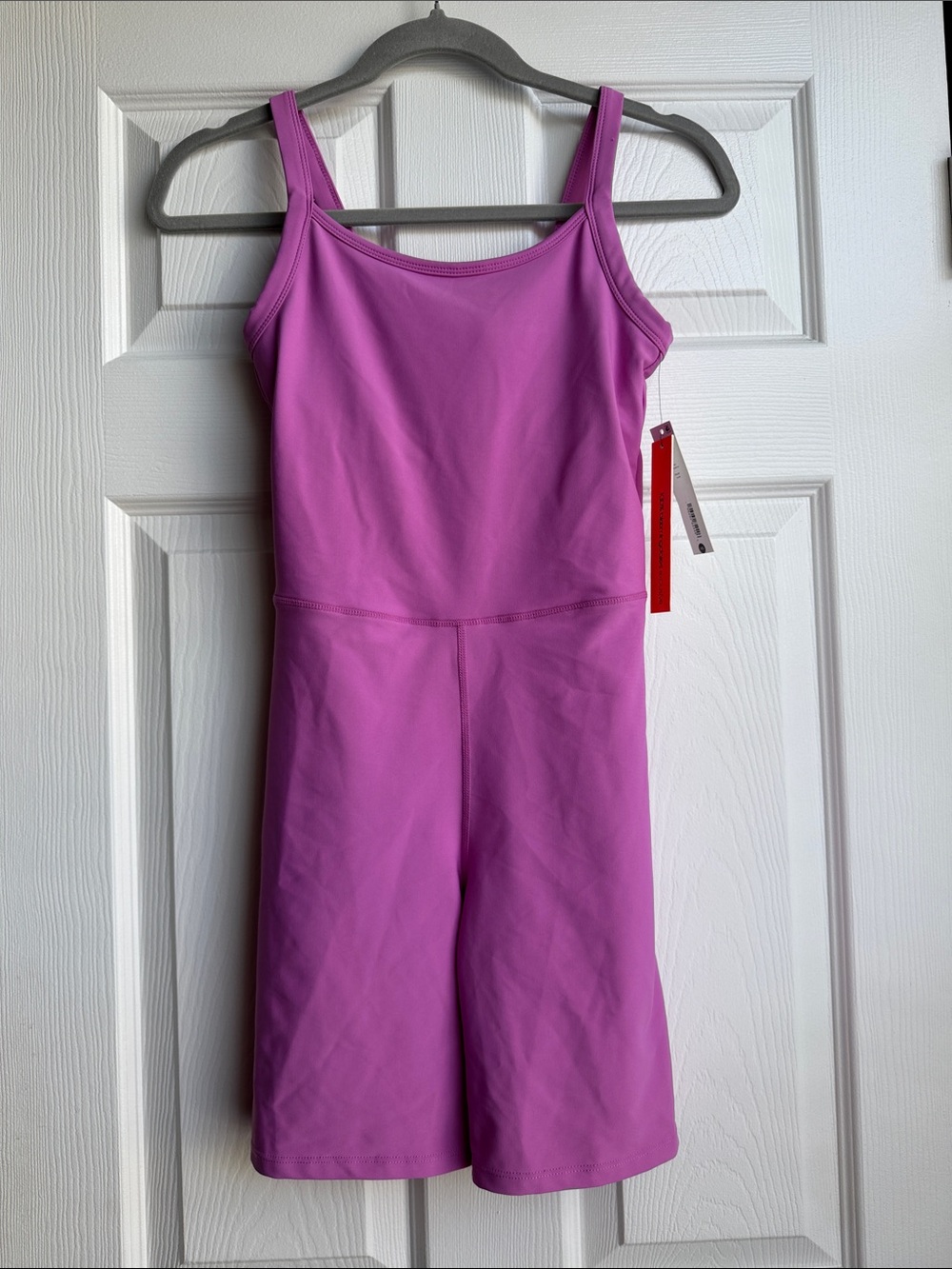 Aqua Girls Pink-Purple Tank One-Piece Swimsuit